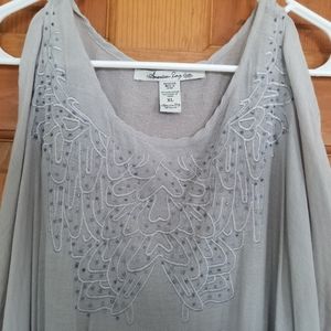 American Rag Split Sleeve Blouse